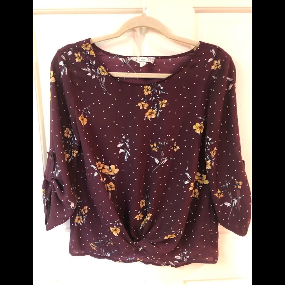 Pink Republic floral blouse